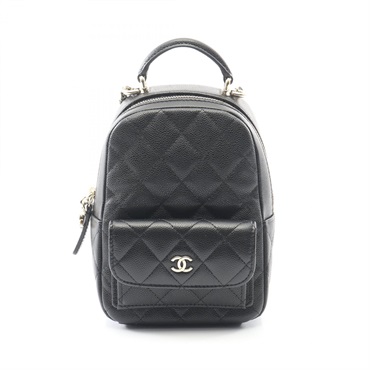 CHANEL Matelasse Chain Backpack AP3753 Calfskin Black GHW Used Women CC
