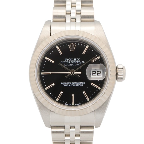 ROLEX Datejust T Wrist Watch 69174 Automatic winding K18WG SS Used Women