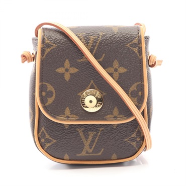 LOUIS VUITTON Pochette Cancun Crossbody Shoulder Bag M60018 Monogram Brown Used
