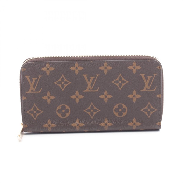 LOUIS VUITTON Zippy Long wallet M42616 Monogram canvas Brown Used unisex LV