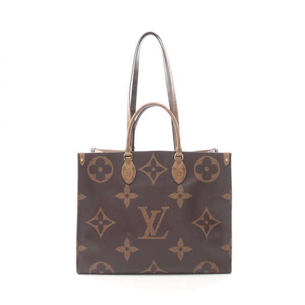 LOUIS VUITTON On-the-go GM Tote shoulder Bag M44576 Monogram Giant reverse LV