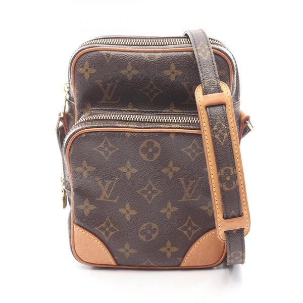 LOUIS VUITTON Amazon Shoulder crossbody bag M45236 Monogram leather Brown Used