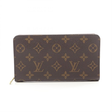 LOUIS VUITTON Porte-monnaie Zip Long wallet M61727 Monogram canvas Brown Used LV