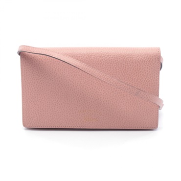 GUCCI Swing Shoulder crossbody Bag 368231 leather Pink Used Women