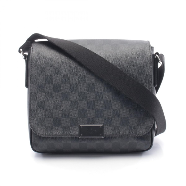 LOUIS VUITTON District PM Shoulder Crossbody Bag N41260 Damier graphite Used LV