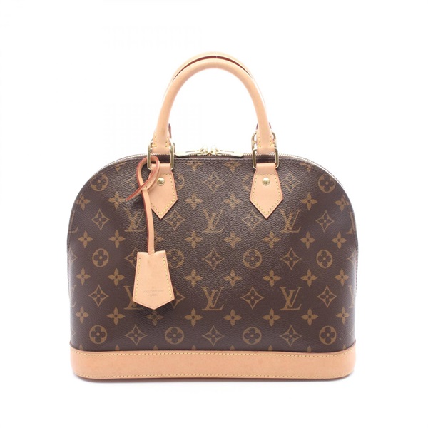 LOUIS VUITTON Alma Handbag M53151 Monogram leather Brown Used women LV