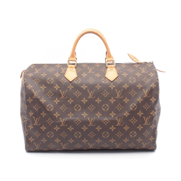 LOUIS VUITTON Speedy 40 Handbag M41522 Monogram canvas leather Brown Used Women