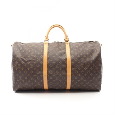 LOUIS VUITTON Keepall Bandouliere 60 Travel Duffel bag M41412 Monogram Used LV