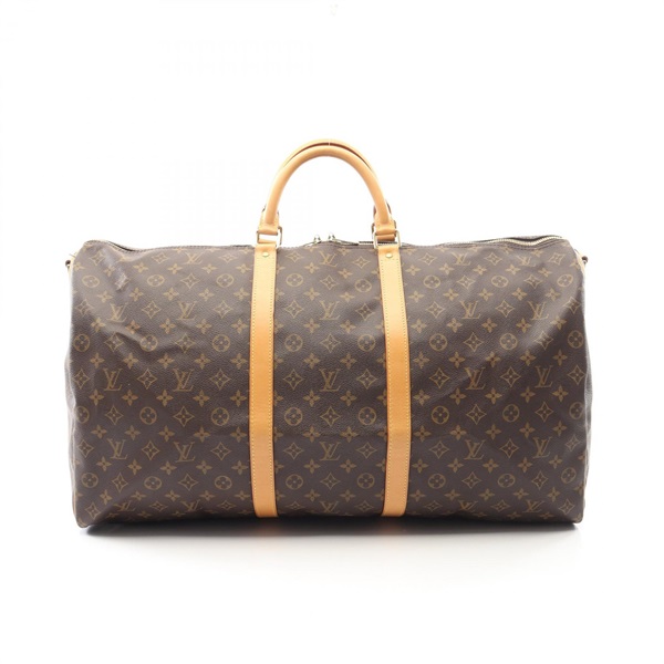 LOUIS VUITTON Keepall Bandouliere 60 Travel Duffel bag M41412 Monogram Used LV