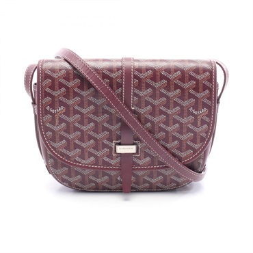 GOYARD Belvedere PM Crossbody Shoulder Bag BELVE3PMLTY33CG33P canvas Bordeaux