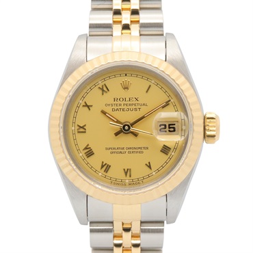 ROLEX Datejust W Wrist Watch 69173 Automatic winding K18YG SS Used Women