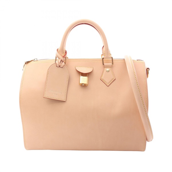 LOUIS VUITTON Speedy Soft 30 shoulder Handbag M27387 leather Beige Used Women
