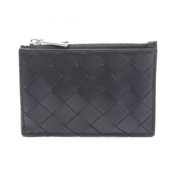 BOTTEGA VENETA Intrecciato Key coin purse 749439VCPQ38803 leather Black NEW mens