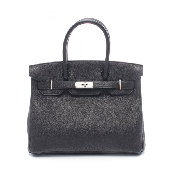 HERMES Birkin 30 Handbag Togo leather Black Used Women SHW X