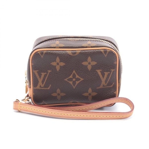 LOUIS VUITTON Trousse Wapity Pouch Case Mini Bag M58030 Monogram canvas Used LV
