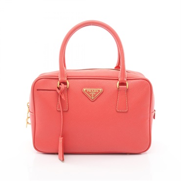 PRADA Handbag Saffiano leather Pink Used Women