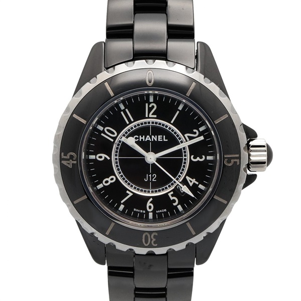 CHANEL J12 Wrist Watch H0682 Quartz ceramic Used Women