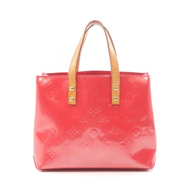 LOUIS VUITTON Lead PM tote Handbag M9132F Vernis leather Framboise Used LV
