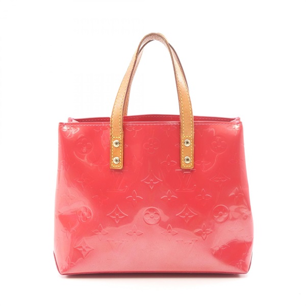 LOUIS VUITTON Lead PM tote Handbag M9132F Vernis leather Framboise Used LV