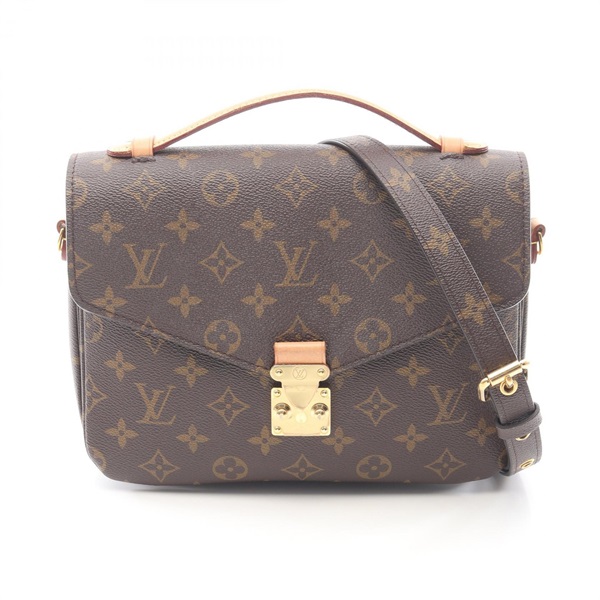 LOUIS VUITTON Pochette Metis MM shoulder crossbody Handbag M44875 Monogram brown