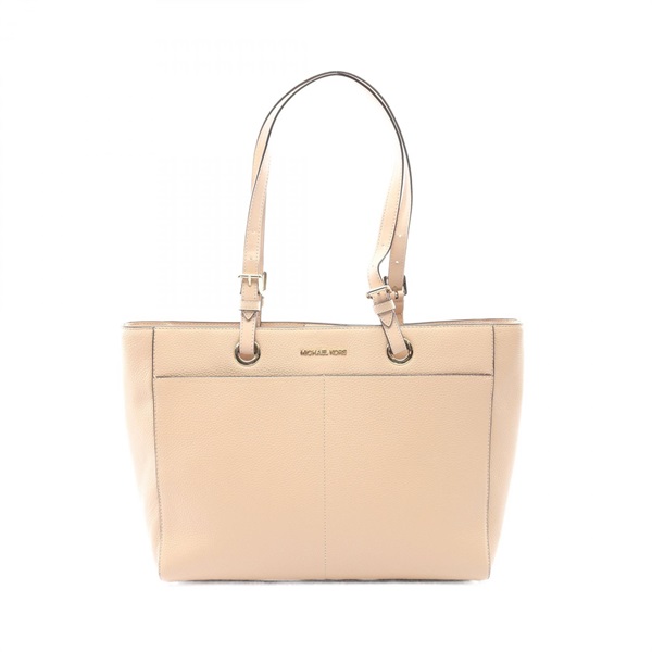 Michael Kors JET SET TRAVEL Tote shoulder Bag 35S1GTVT7L leather Beige Used