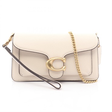 COACH Tabby Chain Crossbody Bag 19 Shoulder Bag CBF14B4 leather Beige NEW Women