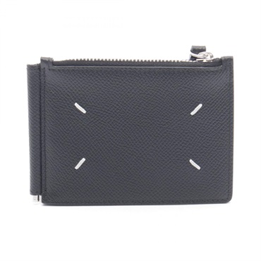 Maison Margiela Money clip coin purse SA1UI0018P4745T8013 leather Blk NEW Women