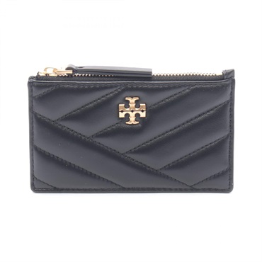 Tory Burch KIRA CARD HOLDER Coin purse case 156556001 leather Black NEW Women