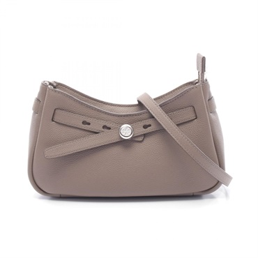 Tory Burch ROMY CROSSBODY Shoulder Bag 179955250 leather Gray NEW Women