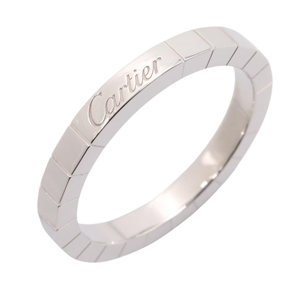 CARTIER Laniere Ring 18KWG White Gold Used Women US size #9 #60