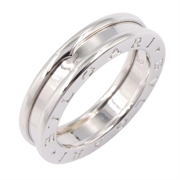 BVLGARI B-zero1 1 Band Ring 18KWG White Gold Used Women US size #6 #52