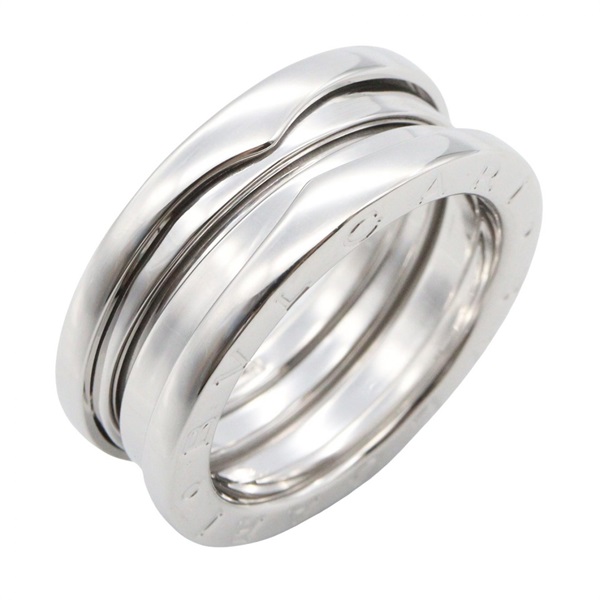 BVLGARI B-zero1 3 Bands Ring 18KWG White Gold Used Women US size #5.75 #52
