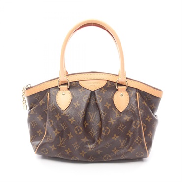LOUIS VUITTON Tivoli PM Handbag M40143 Monogram leather Brown Used Women LV