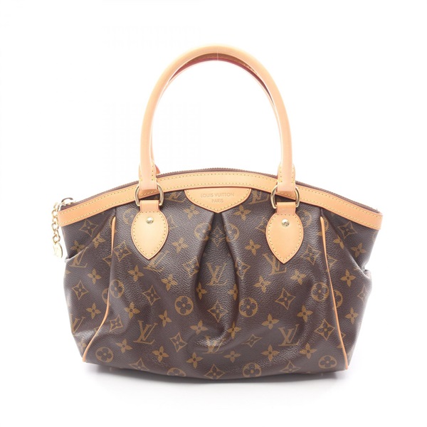 LOUIS VUITTON Tivoli PM Handbag M40143 Monogram leather Brown Used Women LV