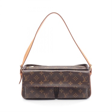 LOUIS VUITTON Viva cite MM Shoulder Bag M51164 Monogram canvas leather Used LV