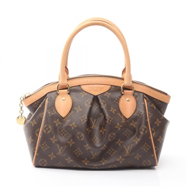 LOUIS VUITTON Tivoli PM Handbag M40143 Monogram PVC coated canvas leather Used