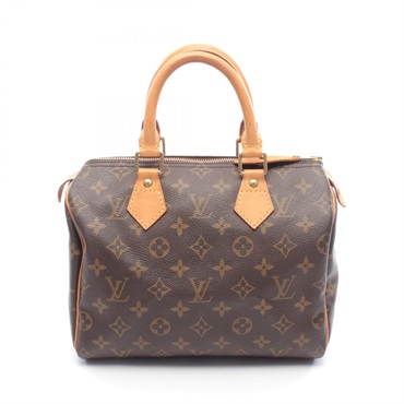 LOUIS VUITTON Speedy 25 Handbag M41528 Monogram canvas leather Brown Used Women