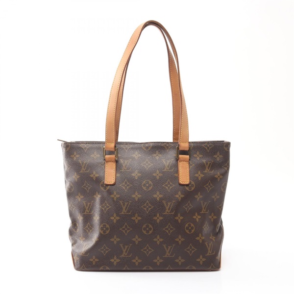LOUIS VUITTON Cabas Piano Shoulder Tote Bag M51148 Monogram canvas Brown Used LV