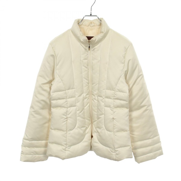 MONCLER Down jacket 46357 Nylon White #1 Used Women