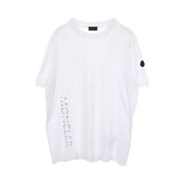 MONCLER T-shirt Tops I10918C00036 cotton White Used mens size M