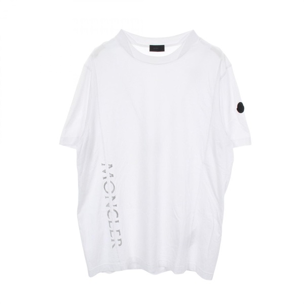 MONCLER T-shirt Tops I10918C00036 cotton White Used mens size M
