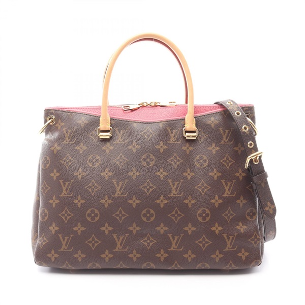 LOUIS VUITTON Pallas Shoulder Handbag M50067 Monogram canvas Rose Rich Used
