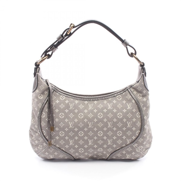 LOUIS VUITTON Manon PM Shoulder Handbag M95620 Monogram mini・Lin Gray Used LV