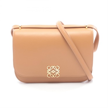 LOEWE GOYA Small Shoulder crossbody Bag A896N09X01 leather camel Used Women