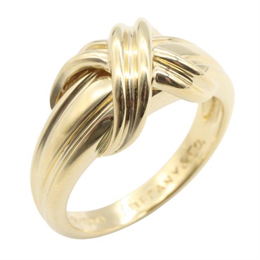 TIFFANY＆CO Signature Ring 18KYG Yellow Gold Used Women US size #6