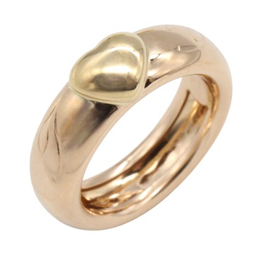 TIFFANY＆CO Friendship Heart Ring 18KRG Pink Rose Gold Used Women US size #5.75