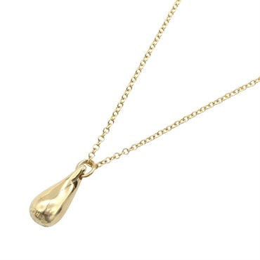 TIFFANY＆CO Teardrop Necklace Pendant 41cm 18KYG Yellow Gold Used Women