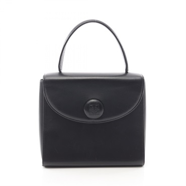 GIVENCHY Handbag leather Black Used Women