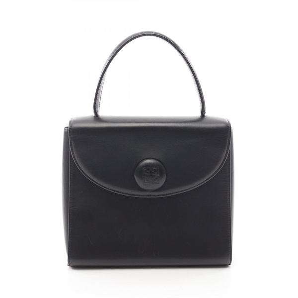 GIVENCHY Handbag leather Black Used Women