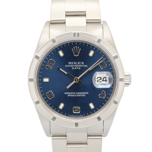 ROLEX Perpetual Date K-series Wrist Watch 15210 Auto winding SS Used mens